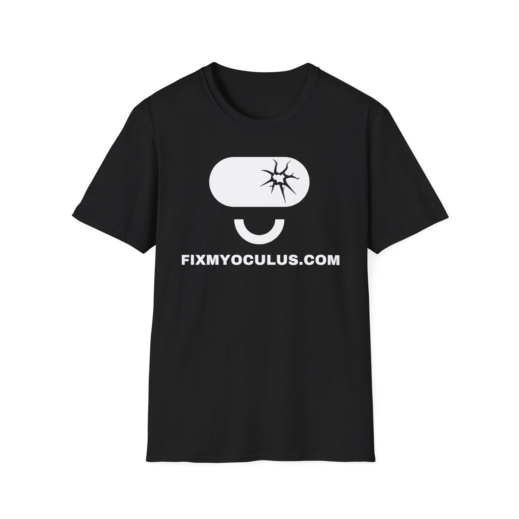 FixMyOculus.com Unisex Softstyle T-Shirt - Gamer Repair Tee for Oculus Enthusiasts