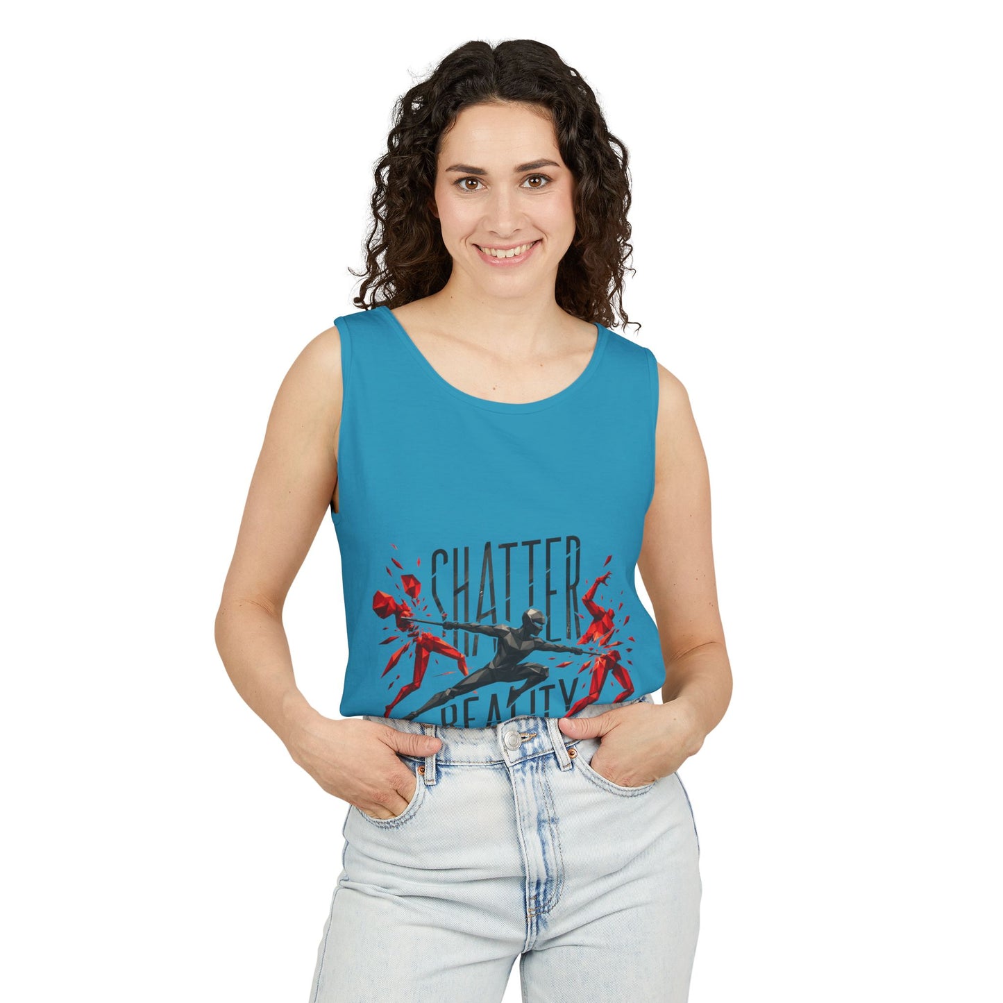 Copy of Fix My Oculus Bold Type Tank Top, Garment-Dyed Unisex Vest