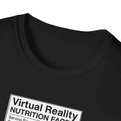 Virtual Reality Nutrition Facts T-Shirt