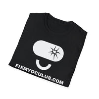 FixMyOculus.com Unisex Softstyle T-Shirt - Gamer Repair Tee for Oculus Enthusiasts