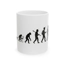 Evolution of VR Gamer 11oz Mug, Funny Ascent of Man Coffee Cup