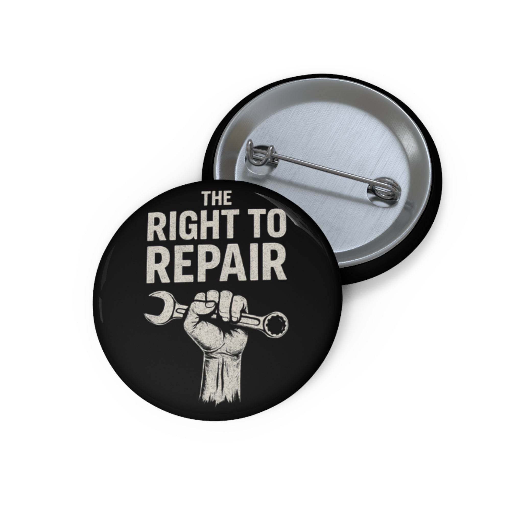 Right to Repair Pin Button