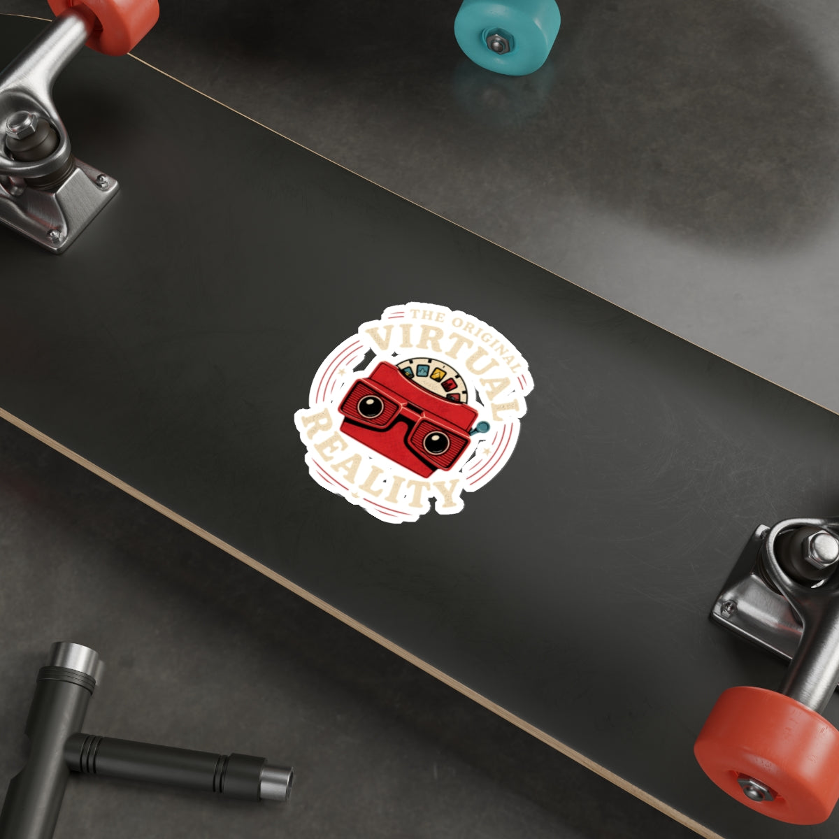 The Original Virtual Reality Sticker, Retro View-Master VR Decal