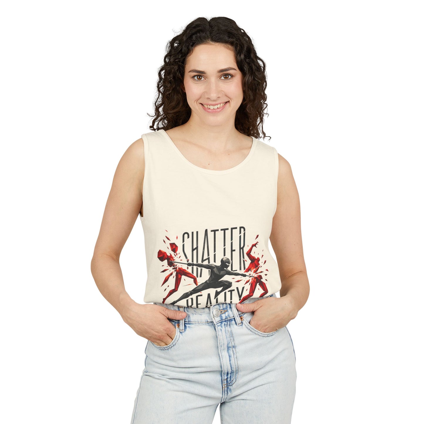 Copy of Fix My Oculus Bold Type Tank Top, Garment-Dyed Unisex Vest