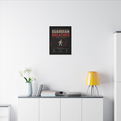 Guardian Breached Canvas Print, Funny Quest VR Play Area Wall Art