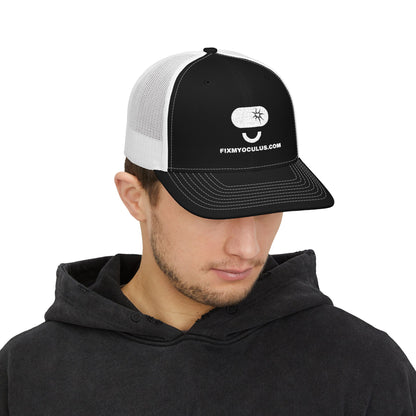 Trucker Cap with Funny Mushroom Logo – FixMyOculus.com Snapback