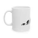Evolution of VR Gamer 11oz Mug, Funny Ascent of Man Coffee Cup