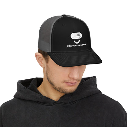 Trucker Cap with Funny Mushroom Logo – FixMyOculus.com Snapback