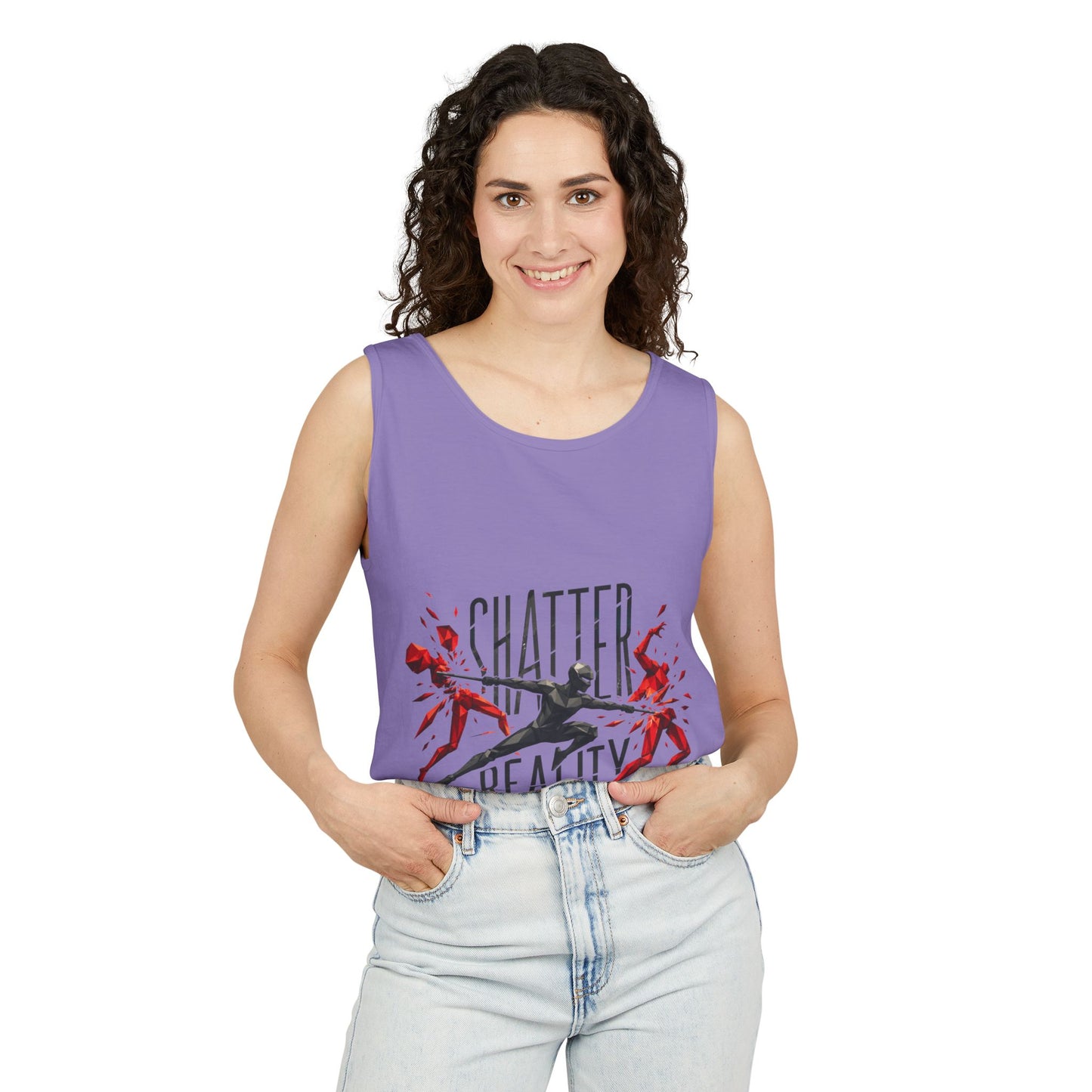 Copy of Fix My Oculus Bold Type Tank Top, Garment-Dyed Unisex Vest