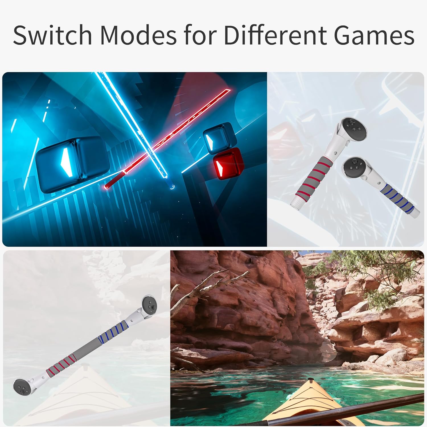 Nova Design Handle Attachments for Meta Quest 3 & 3S