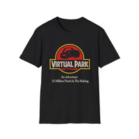 Virtual Park Adventure Unisex Softstyle T-Shirt - 65 Million Pixels Design