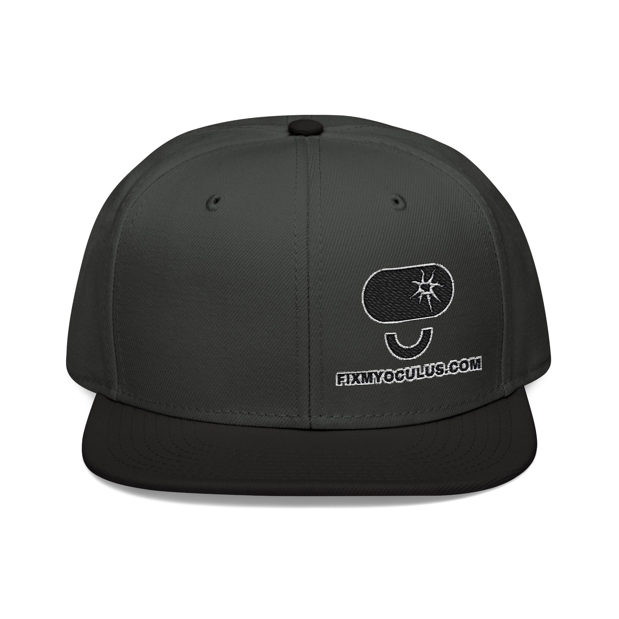 FixMyOculus Snapback Hat - Stylish Embroidered Cap for Gamers