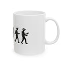 Evolution of VR Gamer 11oz Mug, Funny Ascent of Man Coffee Cup
