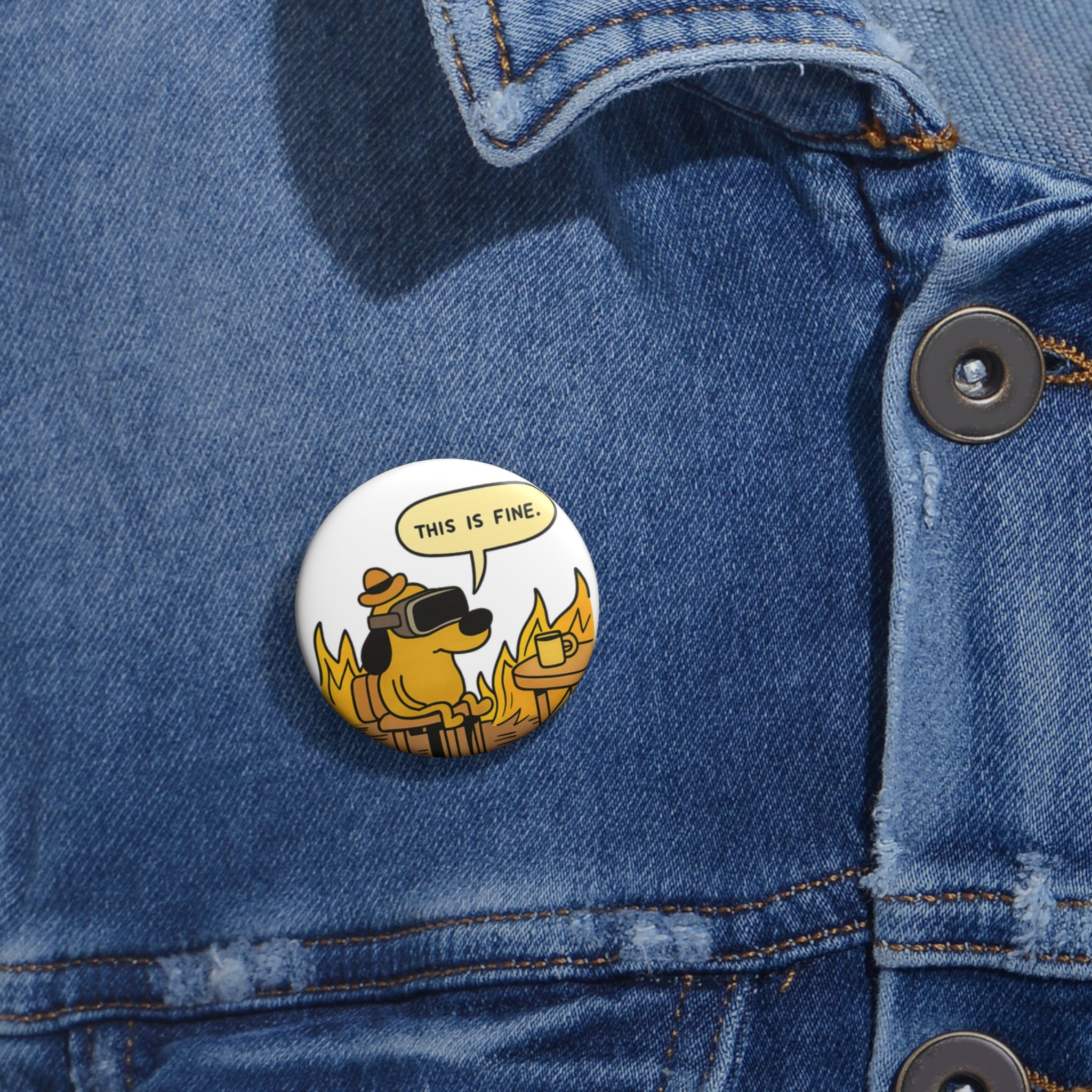State of VR Pin Button