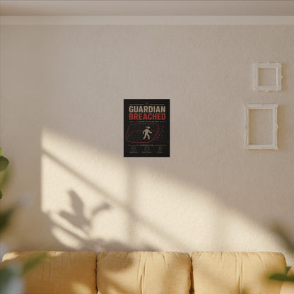 Guardian Breached Canvas Print, Funny Quest VR Play Area Wall Art