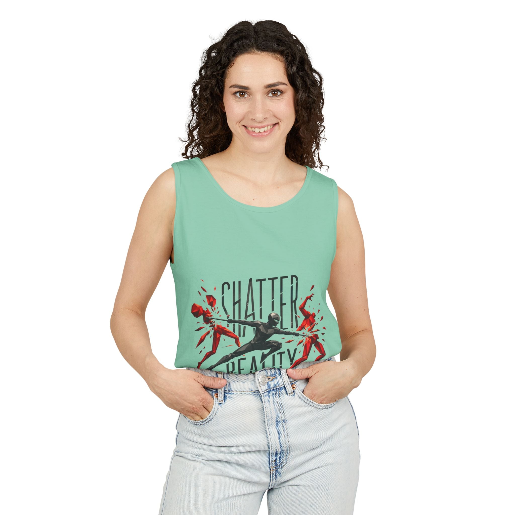 Copy of Fix My Oculus Bold Type Tank Top, Garment-Dyed Unisex Vest