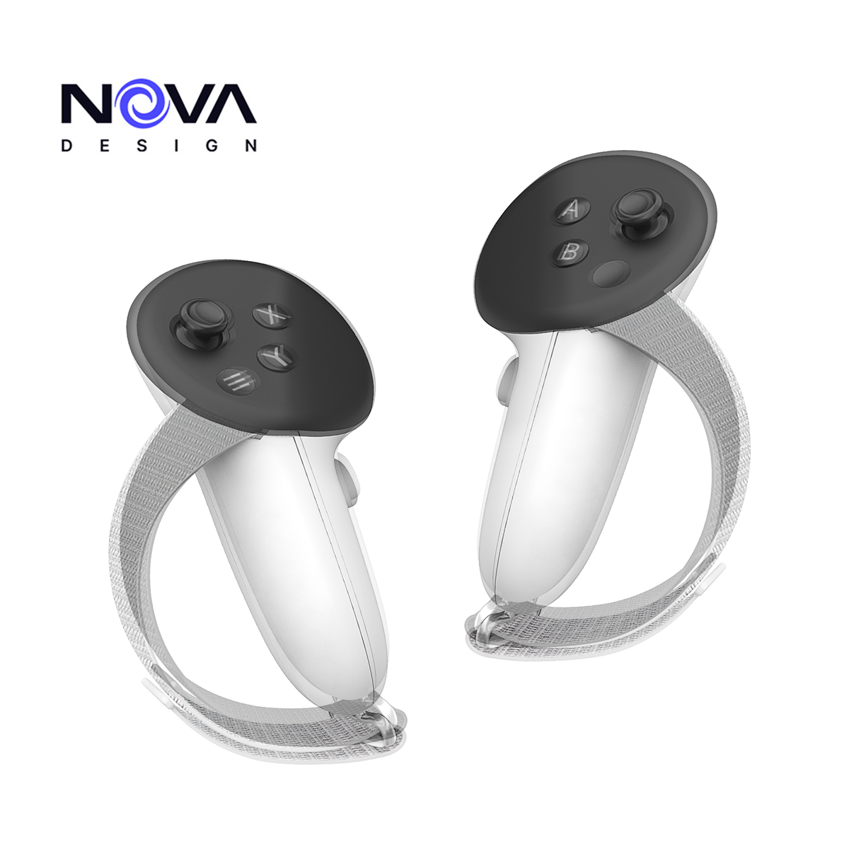 Nova Design Minimalist Controller Grips for Meta Quest 3 & 3S