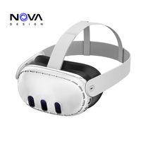 Nova Design Transparent VR Shell Protective Cover for Meta Quest 3