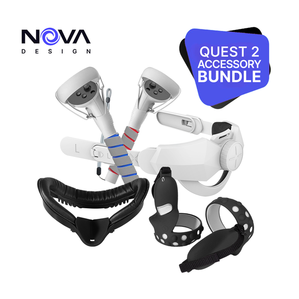 Quest 2 アクセサリーセット Nova Design Meta Quest 2 Accessory Bundle – Fix My Oculus