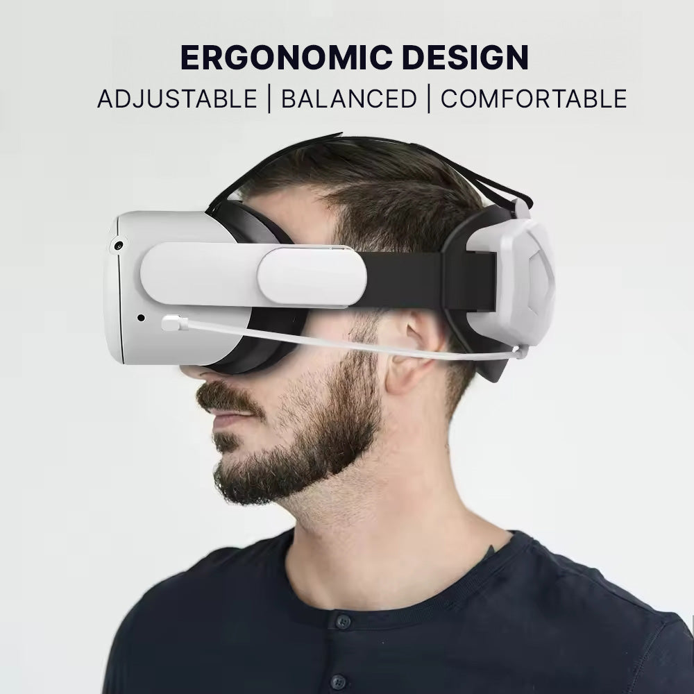 Nova Design Battery Head Strap for Meta Quest 2