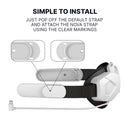 Nova Design Battery Head Strap for Meta Quest 2