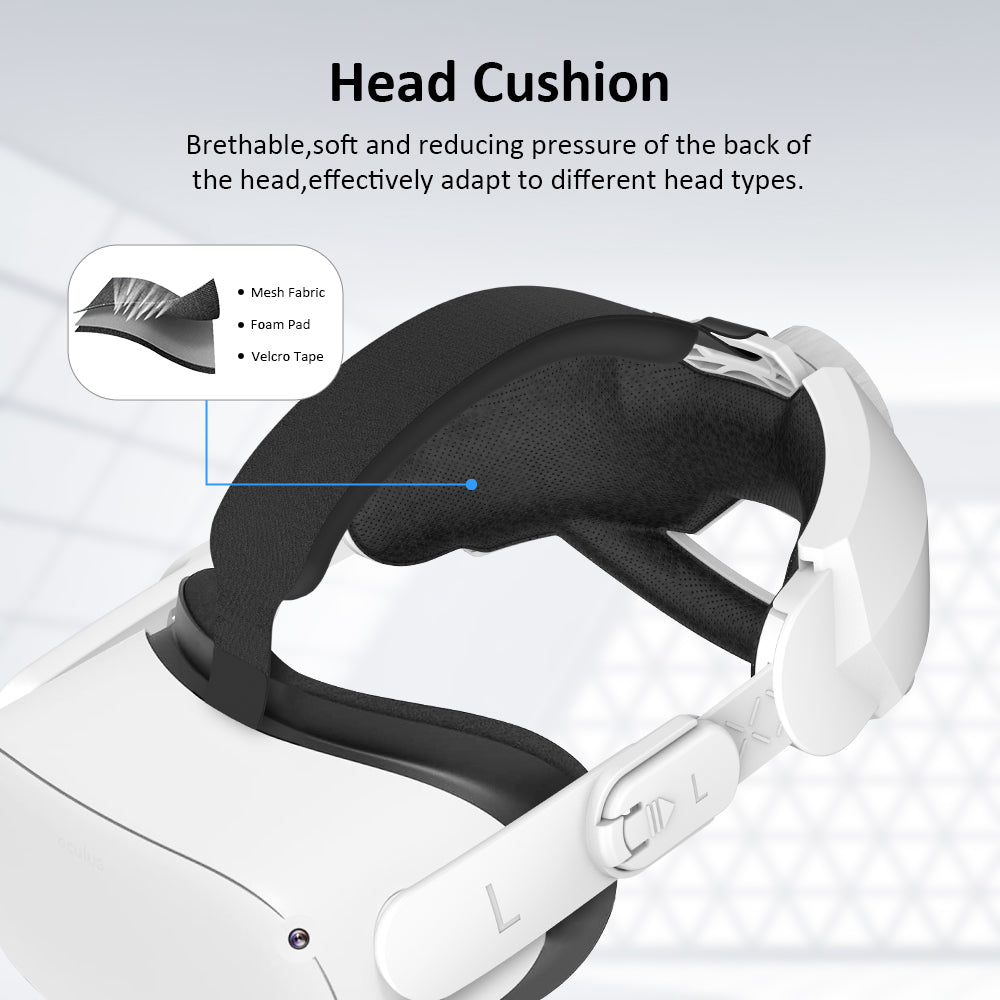 Nova Design Comfort Head Strap for Meta Quest 2