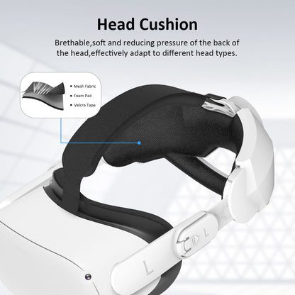 Nova Design Comfort Head Strap for Meta Quest 2