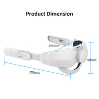 Nova Design Comfort Head Strap for Meta Quest 2
