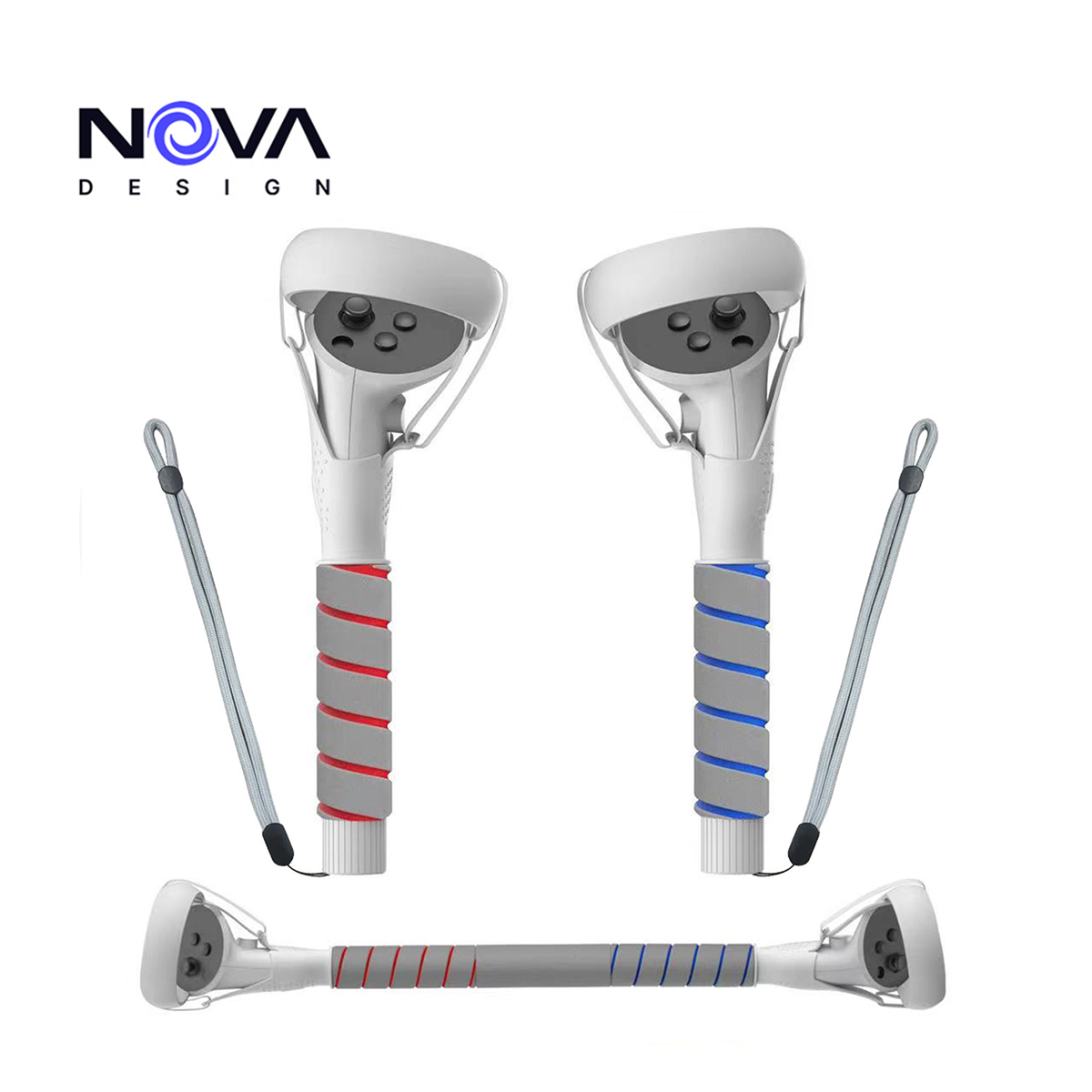 Nova Design Handle Attachments for Meta Quest 2