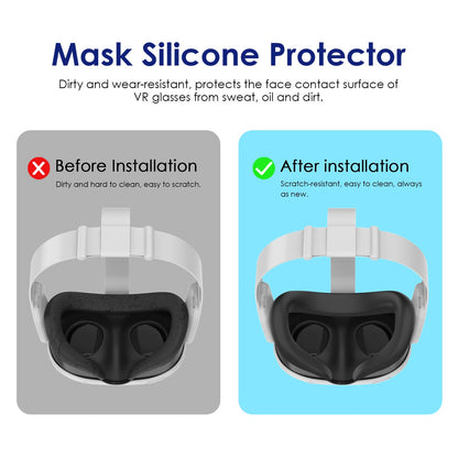 Nova Design Silicone Face Cover for Meta Quest 3