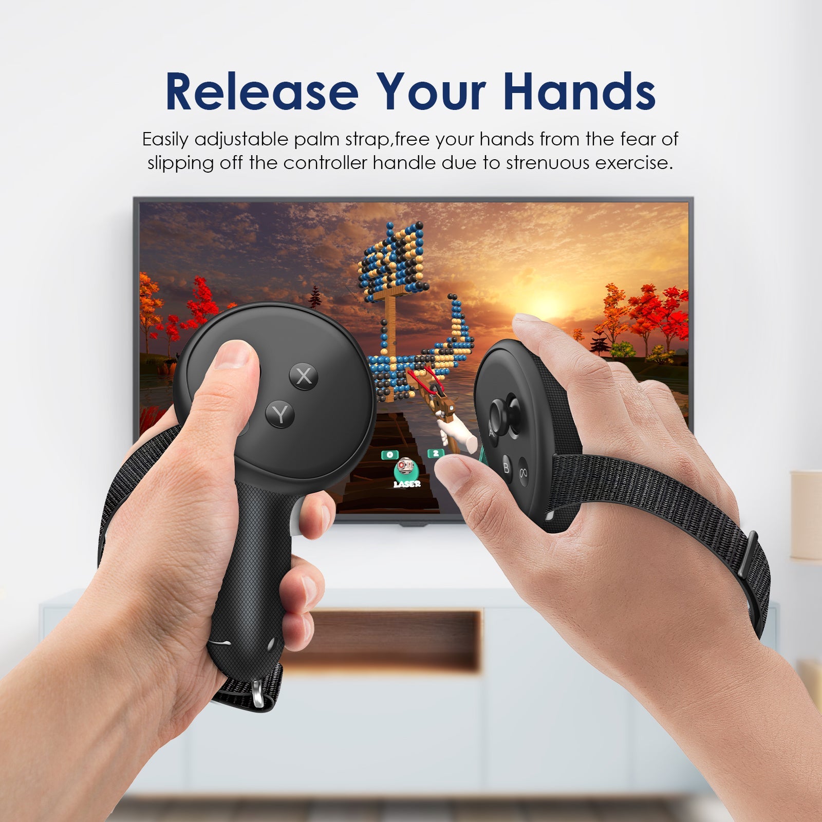 Nova Design Premium Controller Grips for Meta Quest 3 & 3S