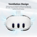 Nova Design Transparent VR Shell Protective Cover for Meta Quest 3