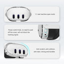 Nova Design Transparent VR Shell Protective Cover for Meta Quest 3