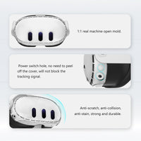 Nova Design Transparent VR Shell Protective Cover for Meta Quest 3