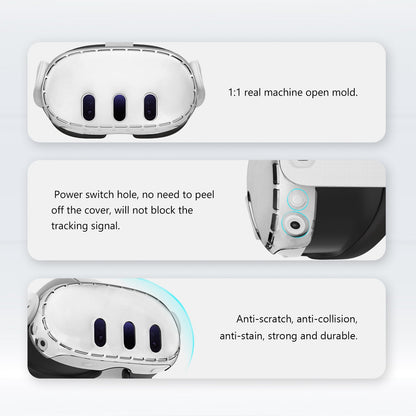 Nova Design Transparent VR Shell Protective Cover for Meta Quest 3