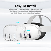 Nova Design Transparent VR Shell Protective Cover for Meta Quest 3