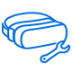 Headset repair wrench icon