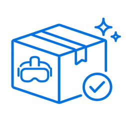 Fixed and shipped back icon