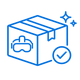 Fixed and shipped back icon