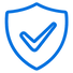 Warranty shield icon
