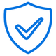 Warranty shield icon
